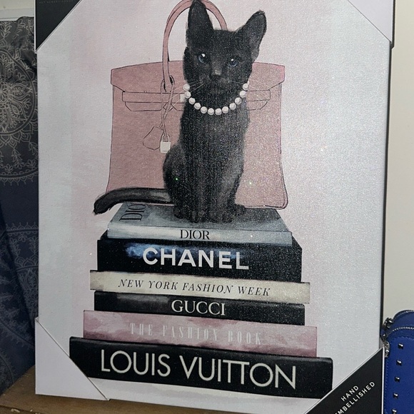 🌶️👑 Fashion Cat Canvas Wall Art - Picture 3 of 17